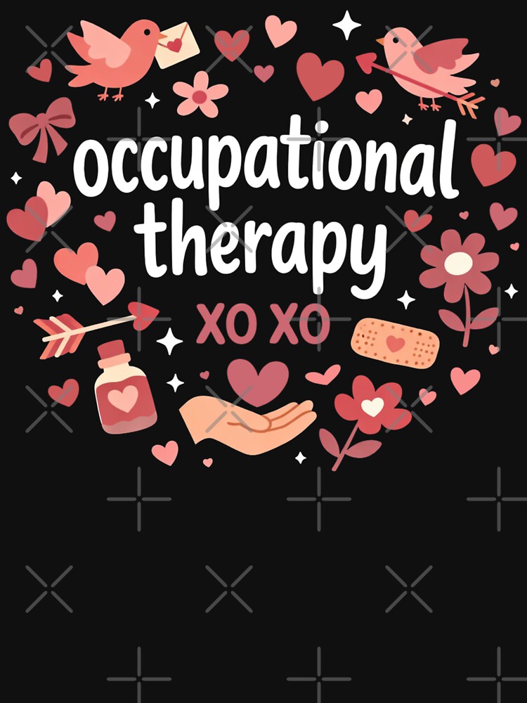 Occupational Therapy Valentine Hearts Love by EnergyMArt T-Shirts, Hoodie, Sweatshirt | BlankRebels.com (Image 3)