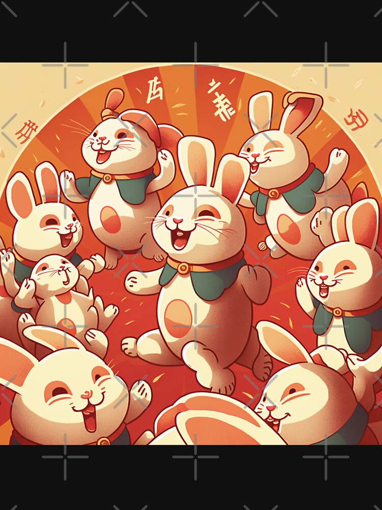 Celebrate the Chinese New Year with these t-shirts with rabbit designs by BeerBot Hoodie, Sweatshirt (Image 3)