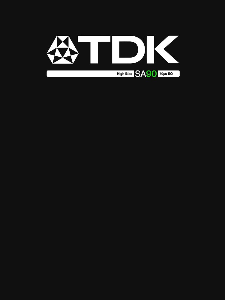 TDK SA-90 Cassette Logo by dsgfx T-Shirts, Hoodie, Sweatshirt | BlankRebels.com (Image 3)