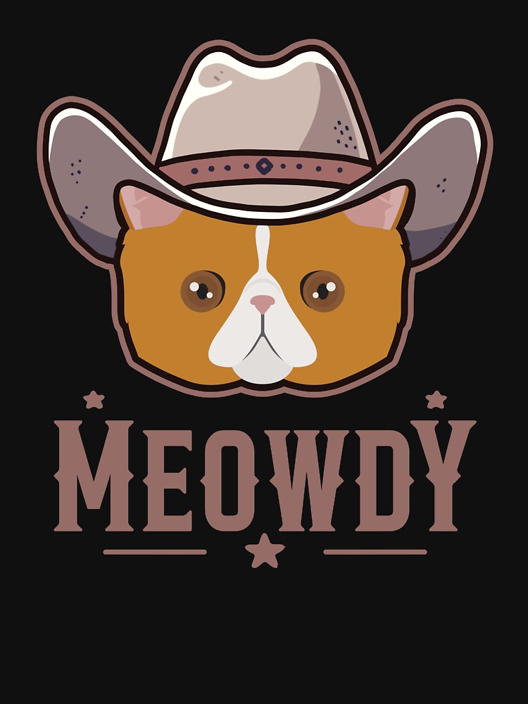 Exotic Shorthair Cat Meowdy by Clara Hollins T-Shirts, Hoodie, Sweatshirt | BlankRebels.com (Image 3)