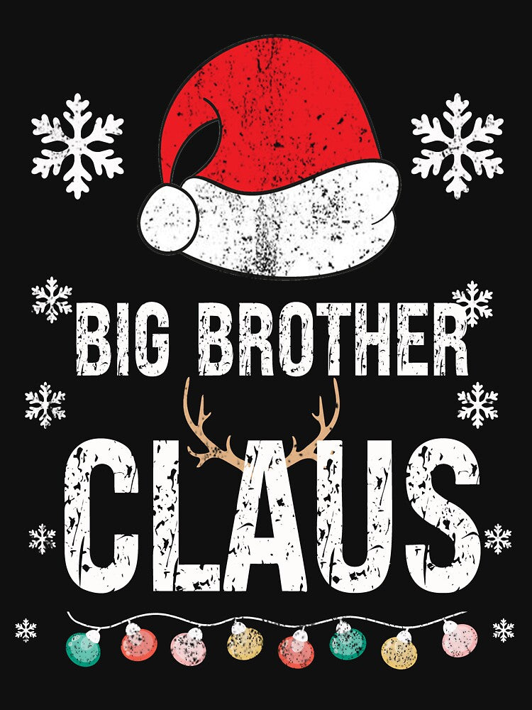Big Brother Claus Family Matching Xmas Light Funny Christmas Pajama by ZANNIX T-Shirts, Hoodie, Sweatshirt (Image 3)