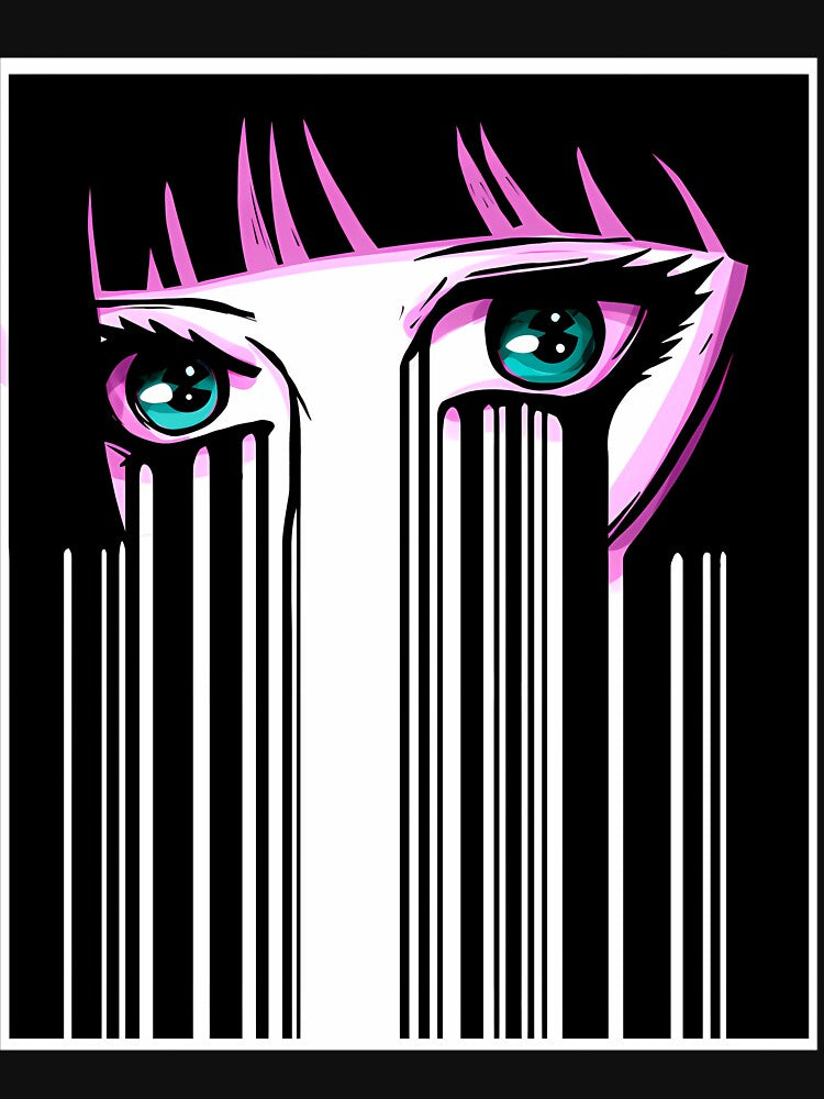 Anime Eyes Japan Vaporwave by RasmusIkola T-Shirts, Hoodie, Sweatshirt | BlankRebels.com (Image 3)