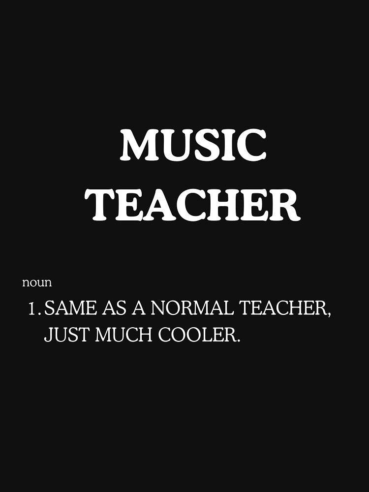 "Cool Music Teacher" Tee Shirt by work-at-tire Hoodie, Sweatshirt | BlankRebels.com (Image 3)