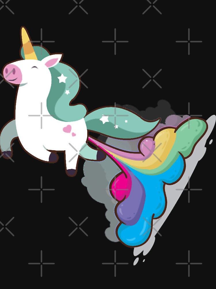 Rainbow Farting Unicorn by HumbleShirt T-Shirts, Hoodie, Sweatshirt | BlankRebels.com (Image 3)