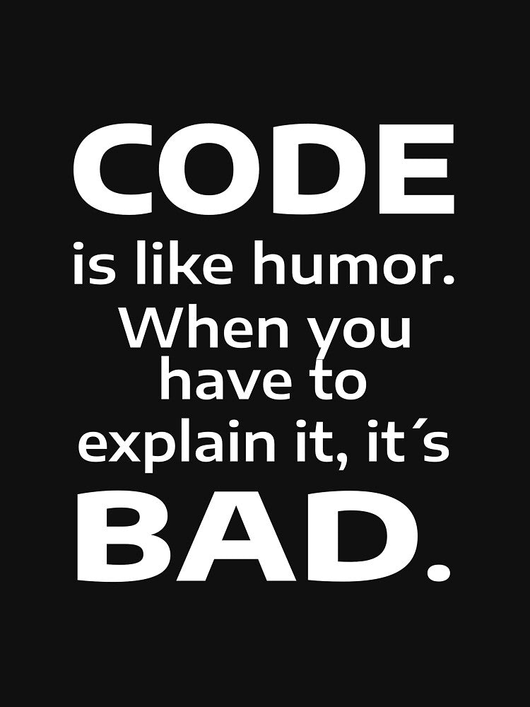 Code is like humor by querblick T-Shirts, Hoodie, Sweatshirt | BlankRebels.com (Image 3)