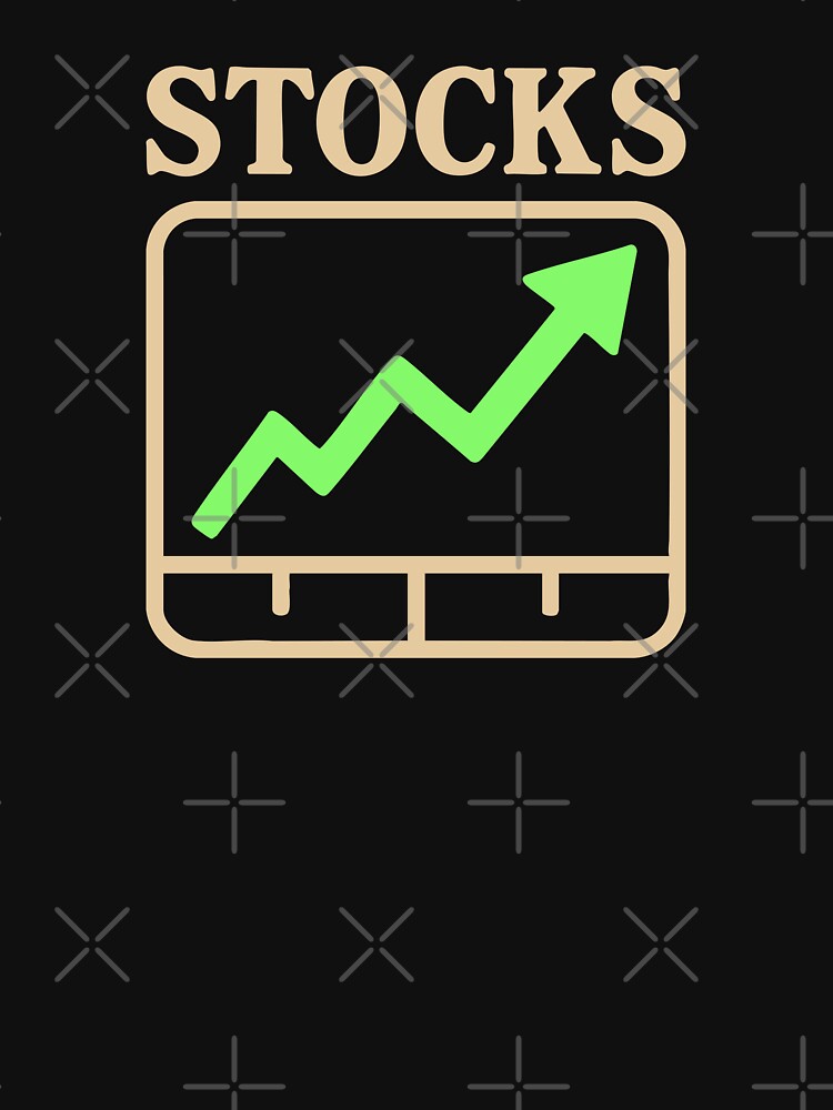 "Stocks" Funny Stock Going Up Chart Art Graphic Humor by LuveeTuffCo T-Shirts, Hoodie, Sweatshirt | BlankRebels.com (Image 3)