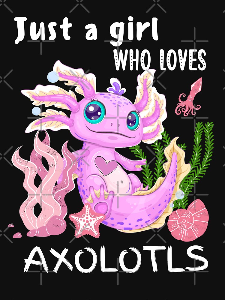 Smiling Axolotl by BronikowskiART T-Shirts, Hoodie, Sweatshirt | BlankRebels.com (Image 3)