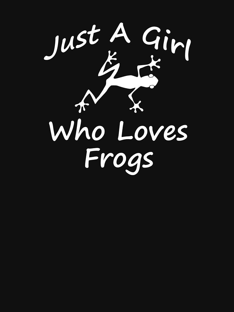 Just A Girl Who Loves Frogs by Vanover Designs T-Shirts, Hoodie, Sweatshirt | BlankRebels.com (Image 3)
