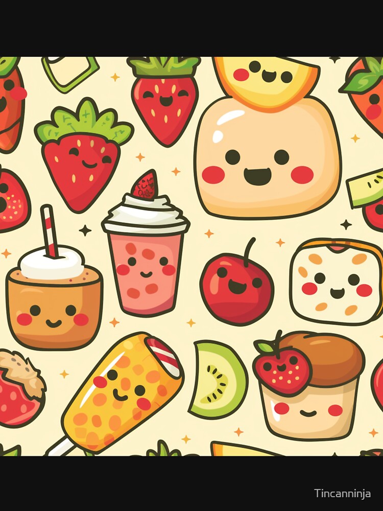 Kawaii Feast: Super Cute Food Friends for You! by Tincanninja T-Shirts, Hoodie, Sweatshirt | BlankRebels.com (Image 3)