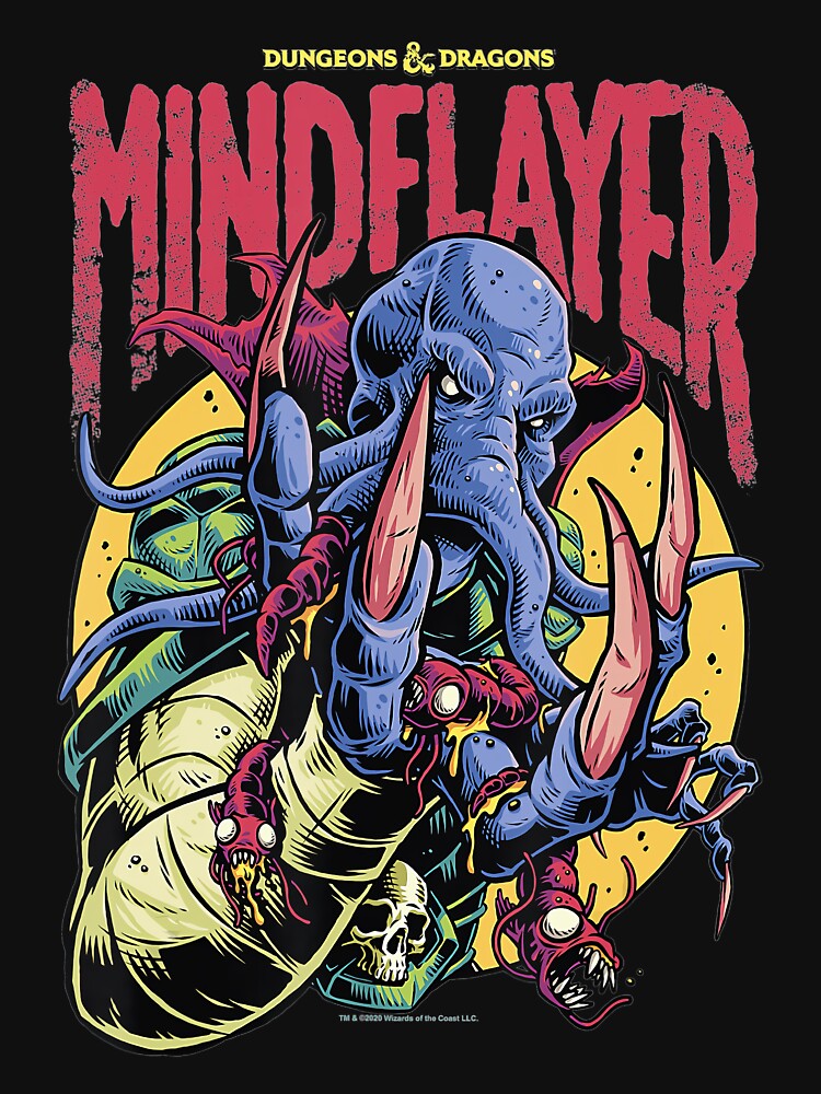 Dungeons & Dragons Mindflayer Logo by PhuongTran909 T-Shirts, Hoodie, Sweatshirt | BlankRebels.com (Image 3)