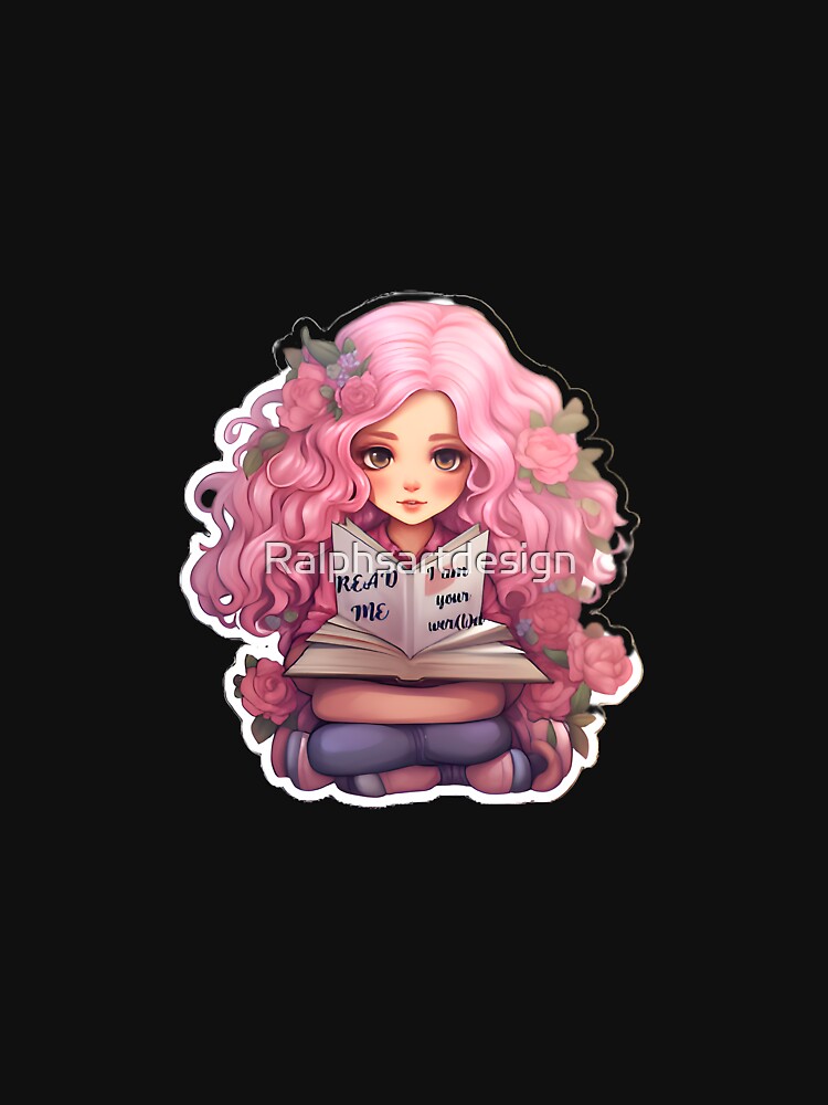 Enchanted Reader: Join the Magic of Books with the Reading Girl! by Ralphsartdesign
