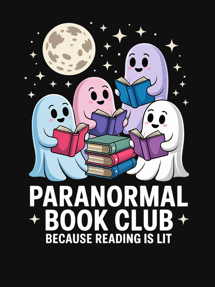 Paranormal Book Club A Ghost Reading Halloween Books by AmparoBoyle T-Shirts, Hoodie, Sweatshirt | BlankRebels.com (Image 3)