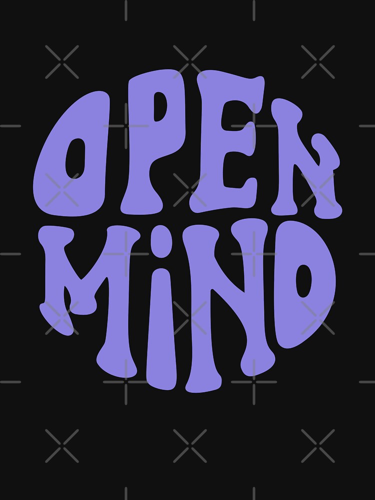 Open Mind – Minimal Typography Quote Design by hallwell