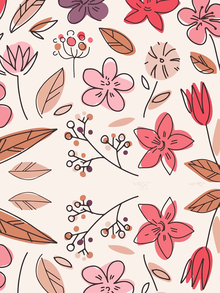 doodle flower by zaher97 T-Shirts, Hoodie, Sweatshirt | BlankRebels.com (Image 3)