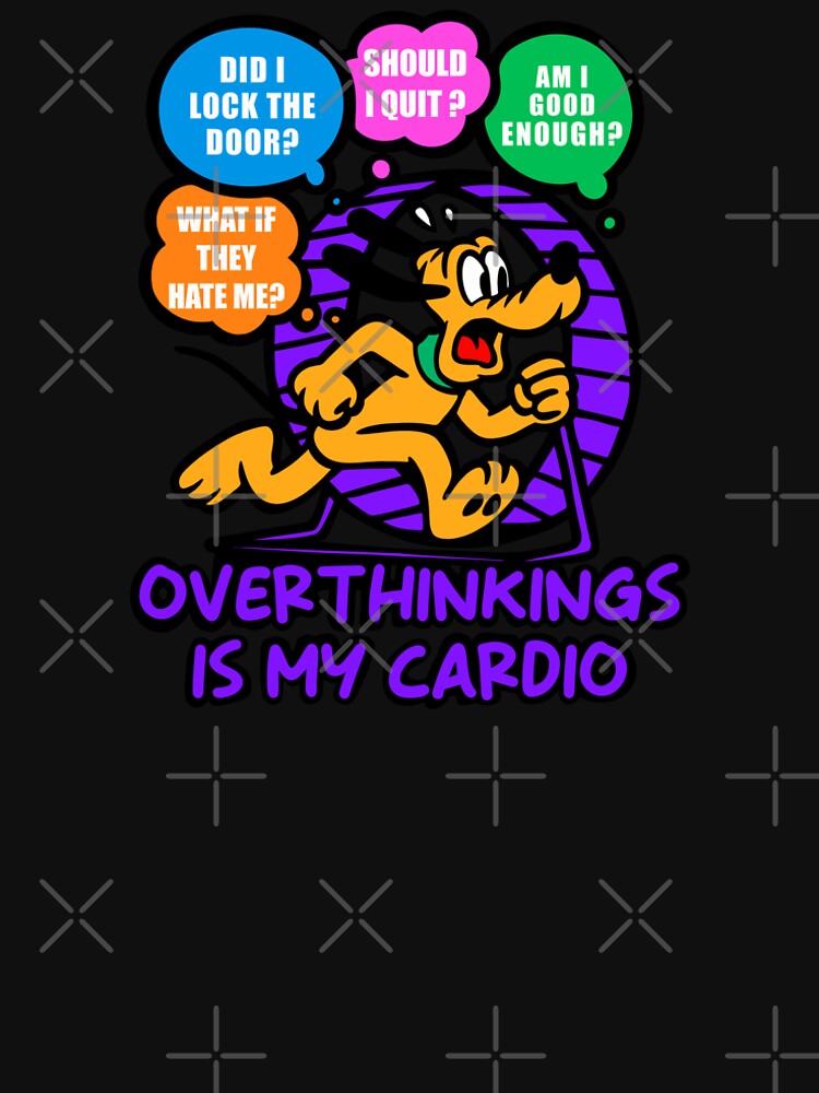 Pluto Overthinking Humor – Anxiety Cardio Design by UnicornDreamers T-Shirts, Hoodie, Sweatshirt | BlankRebels.com (Image 2)