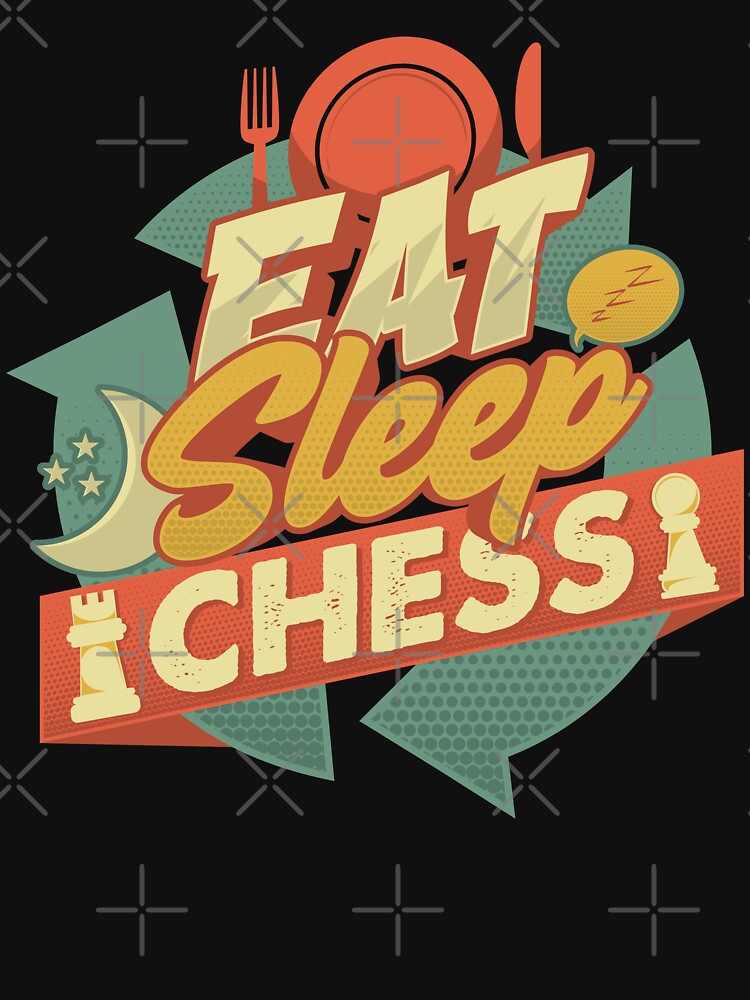 Chess Vintage Eat Sleep Repeat Retro Chess by withpassion T-Shirts, Hoodie, Sweatshirt | BlankRebels.com (Image 3)