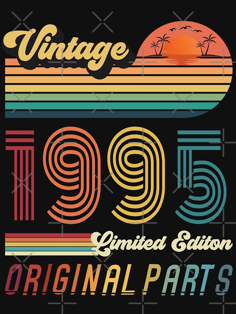 27 Year Old Vintage 1995 Limited Edition 27th Birthday Gift by CoolCreative T-Shirts, Hoodie, Sweatshirt (Image 3)