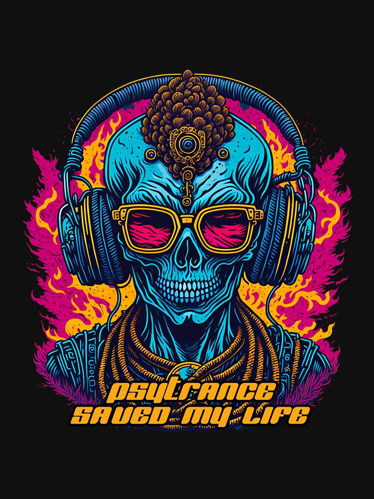 Psytrance saved my life by ZenStickConcept T-Shirts, Hoodie, Sweatshirt | BlankRebels.com (Image 3)