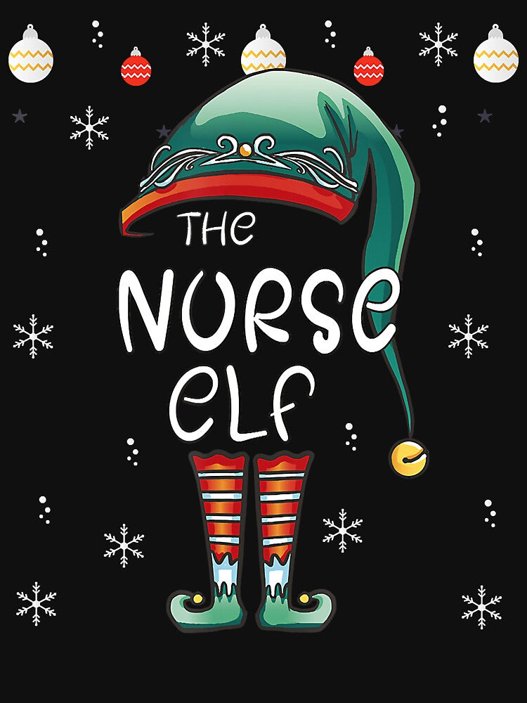 Nurse Squad Elf Matching Family Christmas Pajama by BrandyBare T-Shirts, Hoodie, Sweatshirt | BlankRebels.com (Image 3)
