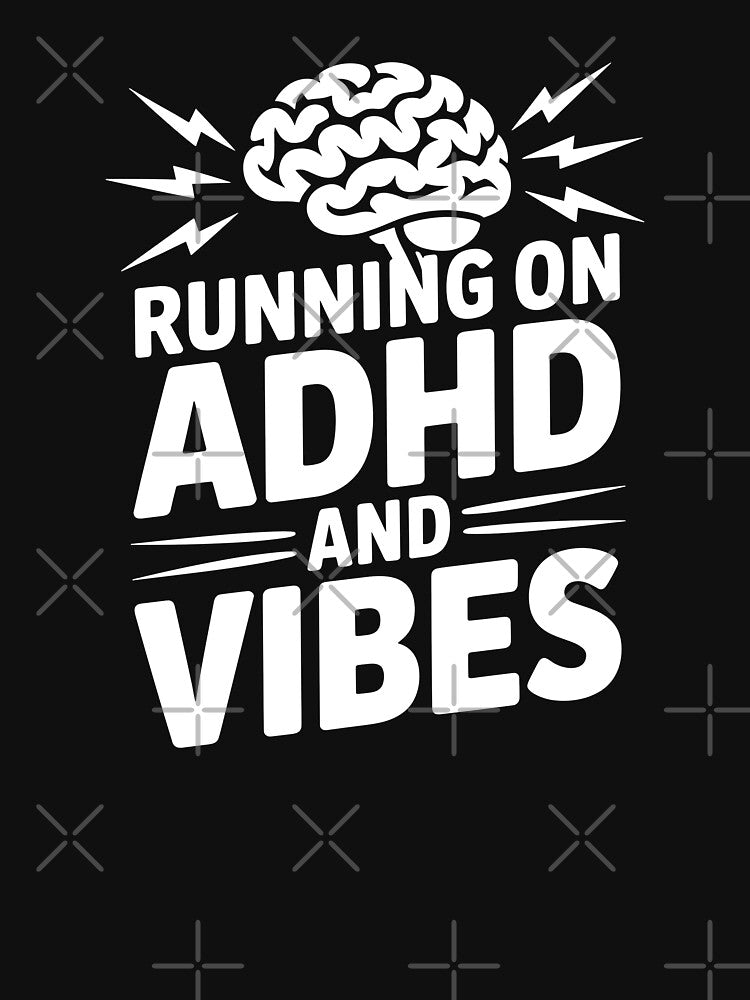 Running on ADHD and Vibes by theartfulaspie T-Shirts, Hoodie, Sweatshirt | BlankRebels.com (Image 3)