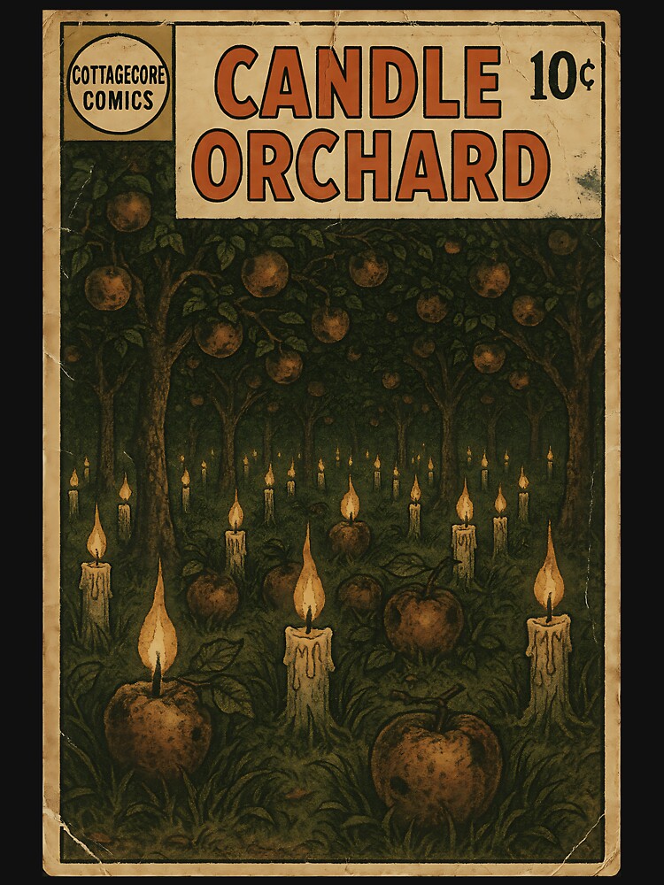 Dark Cottagecore: Candle Orchard by bapupa T-Shirts, Hoodie, Sweatshirt | BlankRebels.com (Image 3)