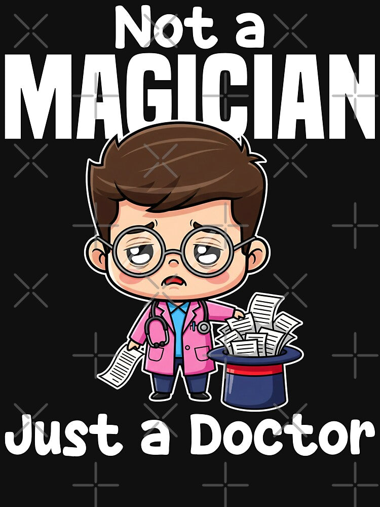 NOT A MAGICIAN, JUST A DOCTOR - DOCTOR GIFT by KEF Custom T-Shirts, Hoodie, Sweatshirt | BlankRebels.com (Image 3)
