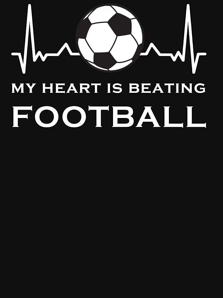 Football heartbeat by Catsloversdotme T-Shirts, Hoodie, Sweatshirt | BlankRebels.com (Image 3)