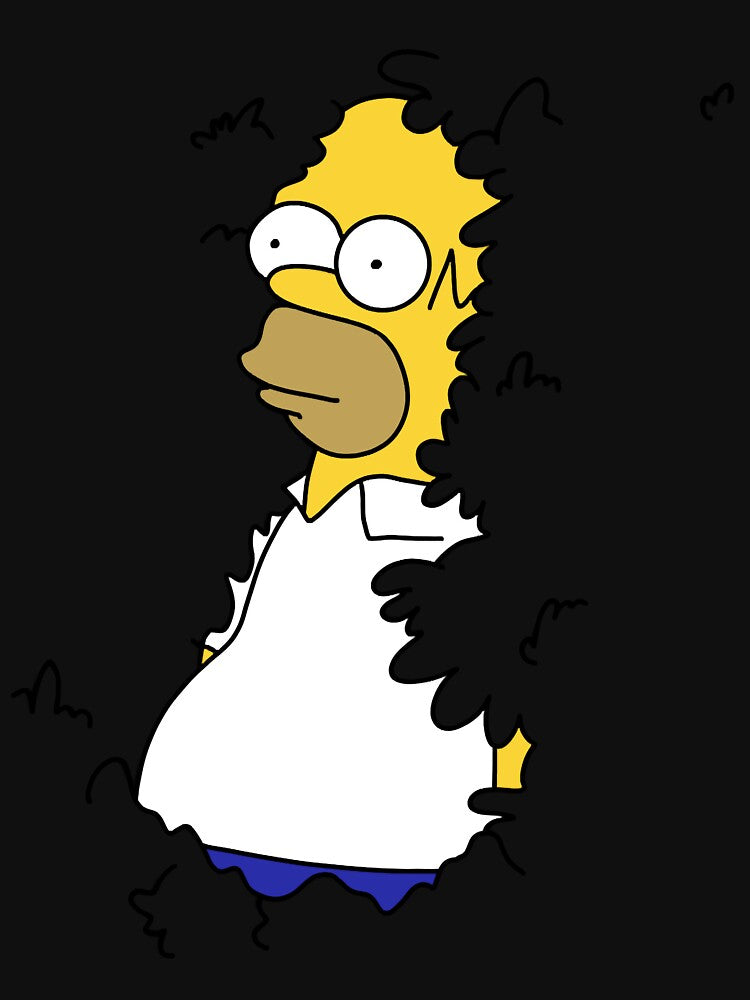 Homer In Hedge Meme Classic T-Shirt by avantipam723