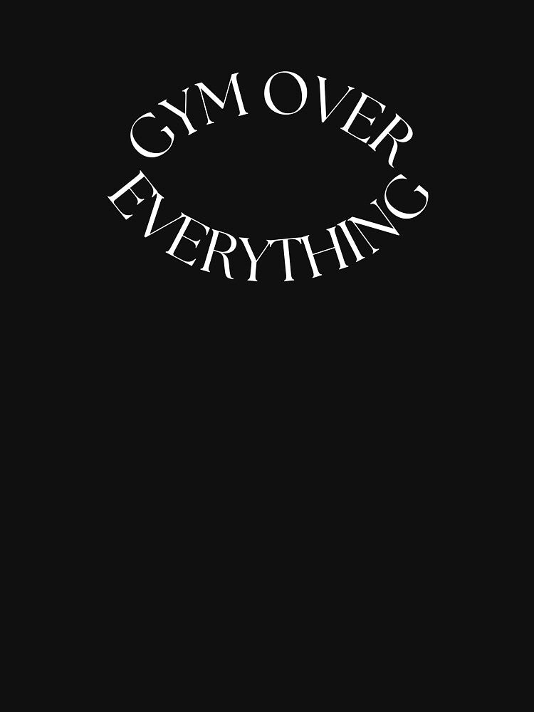 gym shirt "GYM OVER EVERYTHING" by ModernQuote Hoodie, Sweatshirt | BlankRebels.com (Image 3)
