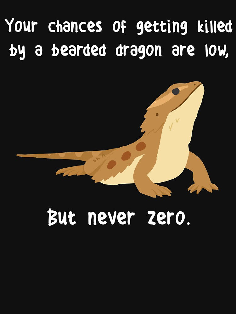 Never Zero Bearded Dragon by Clara Hollins T-Shirts, Hoodie, Sweatshirt | BlankRebels.com (Image 3)