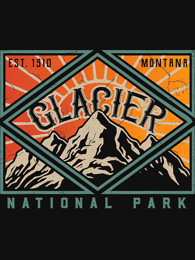 Glacier National Park Montana by CenterPointPi T-Shirts, Hoodie, Sweatshirt | BlankRebels.com (Image 3)