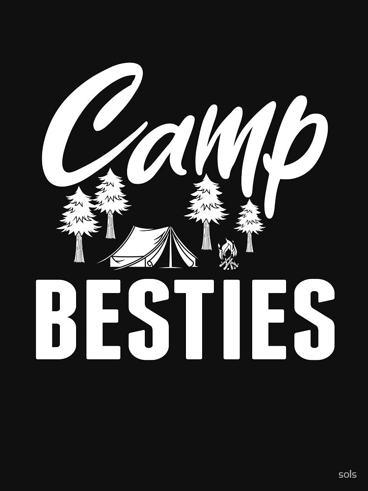 Camp besties Campfire Camping Gift- Funny Camping Shirt ,Camping Tees, Camp T shirt, Camping Shirt For Men and... (Image 3)