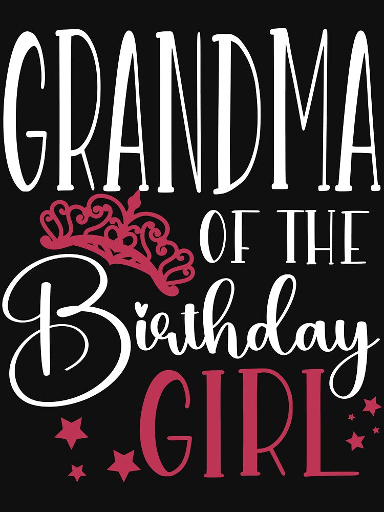 Birthday Squad Grandma of the Birthday Girl Birthday Party Gift by mysticblvd T-Shirts, Hoodie, Sweatshirt (Image 3)
