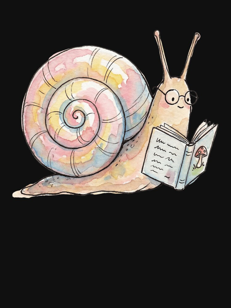 The Scholar Snail Vintage Dark Academia Reader by ForestLibrary T-Shirts, Hoodie, Sweatshirt | BlankRebels.com (Image 3)