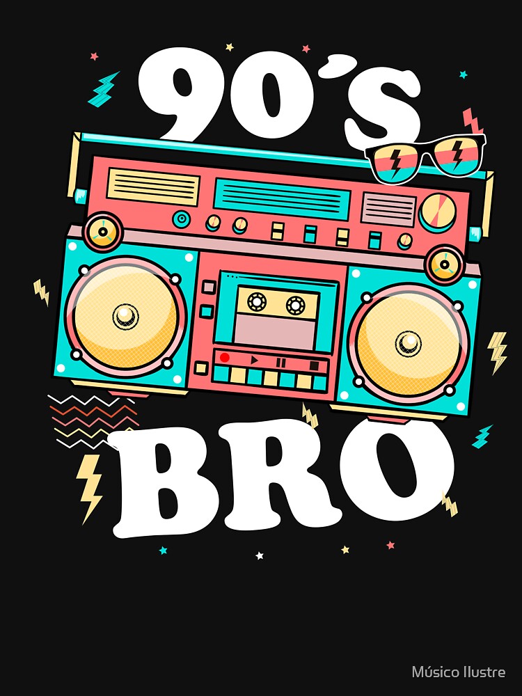 90´s Bro Vintage Costume by Músico Ilustre T-Shirts, Hoodie, Sweatshirt | BlankRebels.com (Image 3)