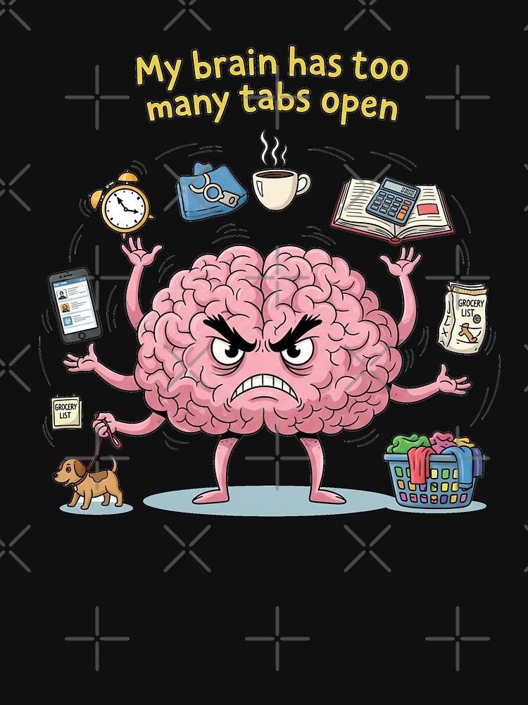 My Brain Has Too Many Tabs Open by TheChaosDesign T-Shirts, Hoodie, Sweatshirt | BlankRebels.com (Image 3)