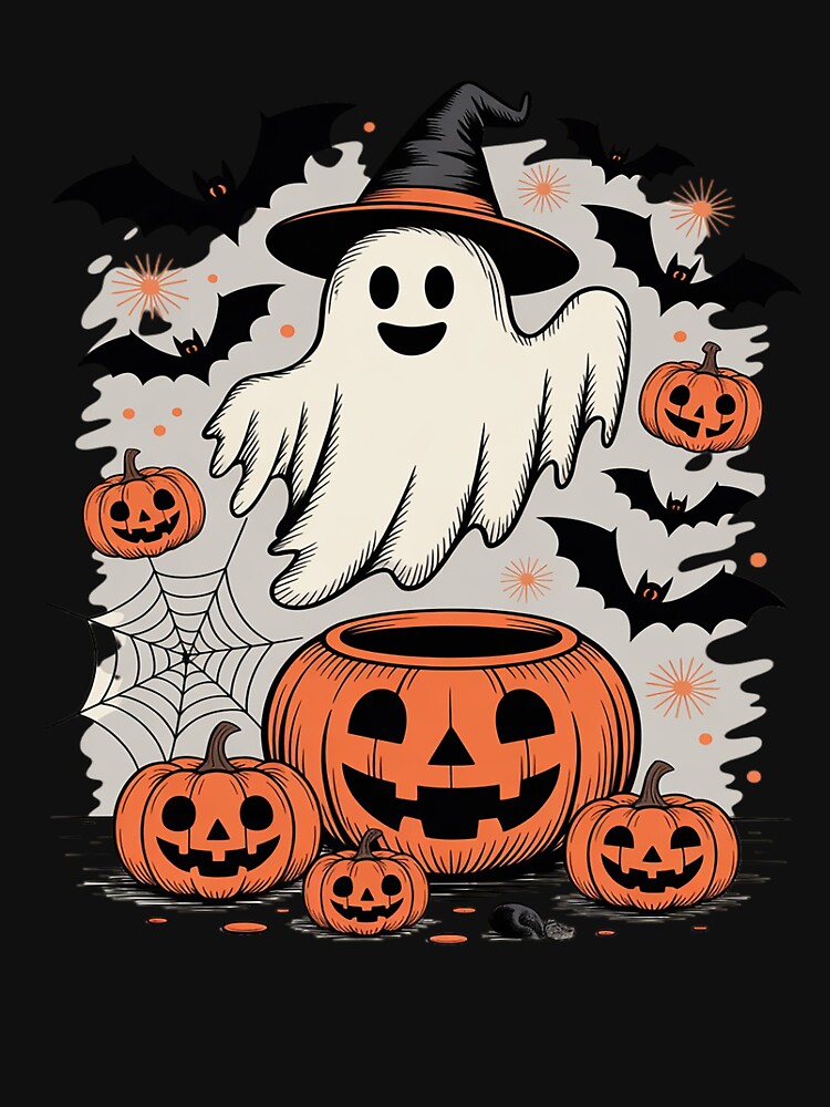 Halloween Ghost  Coquette Halloween by trinfhri T-Shirts, Hoodie, Sweatshirt | BlankRebels.com (Image 3)