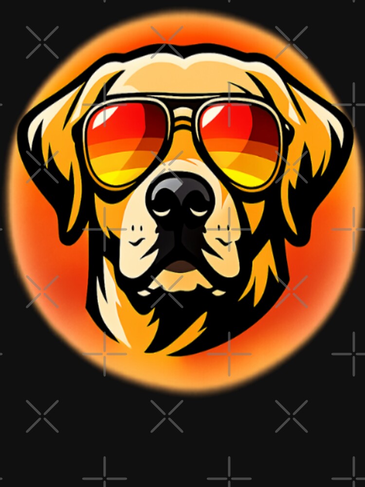 Labrador Dad Retro Sunglasses Portrait by PawPrintCustom T-Shirts, Hoodie, Sweatshirt | BlankRebels.com (Image 2)