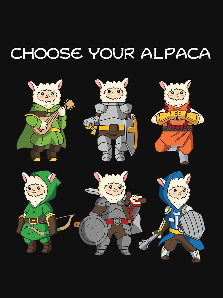 Board Choose Your Alpaca Llama Game Tabletop Gift Gamer by Lenny Stahl T-Shirts, Hoodie, Sweatshirt (Image 3)