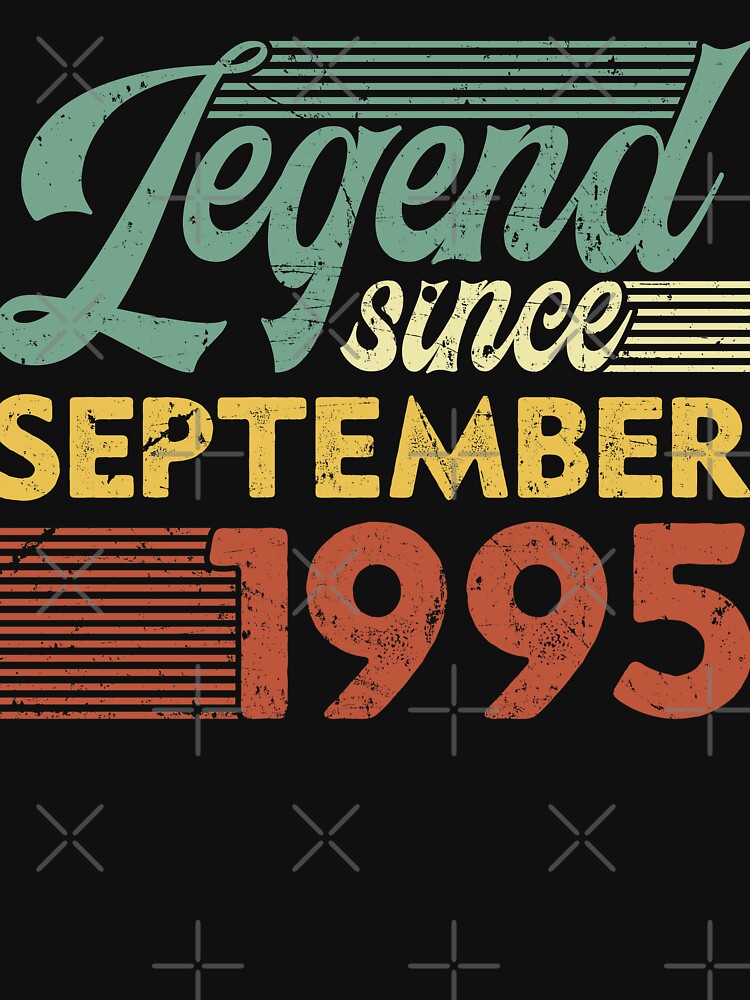Legend Since September 1995 by sesa10 T-Shirts, Hoodie, Sweatshirt | BlankRebels.com (Image 3)