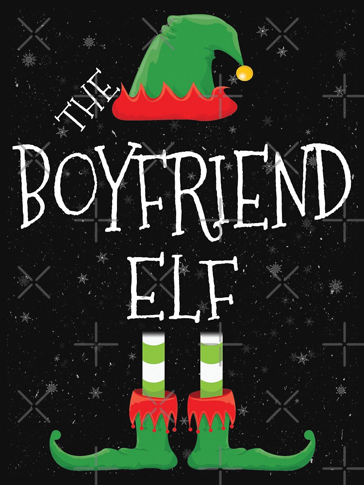Boyfriend Elf Family Matching Christmas Group Funny Gift by DavisHasari T-Shirts, Hoodie, Sweatshirt (Image 3)