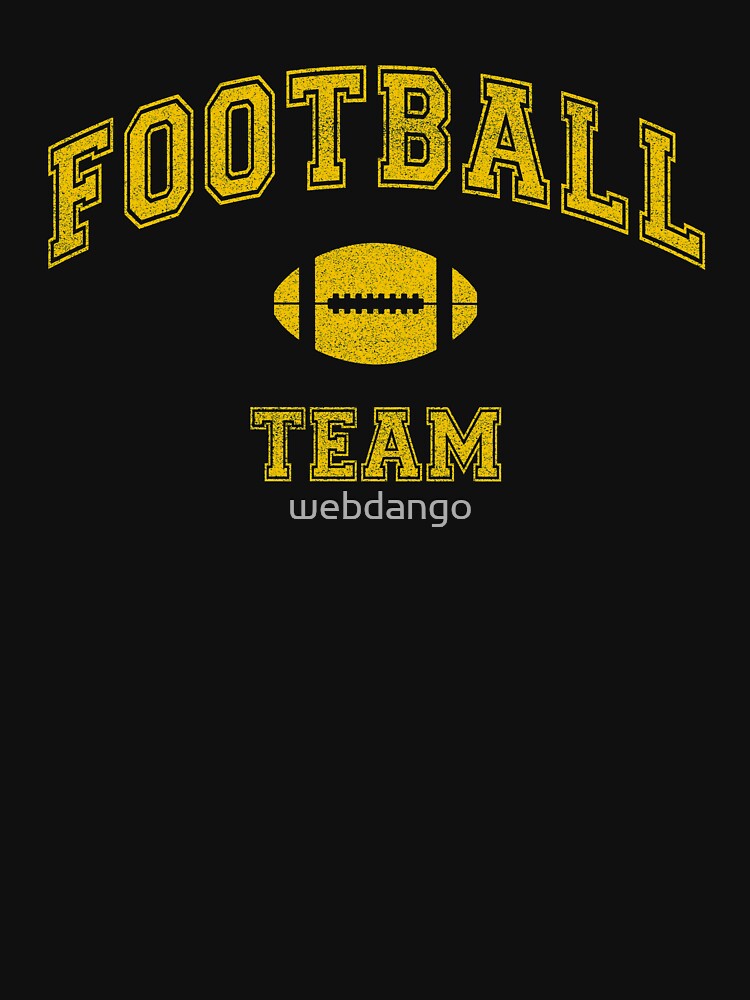 Vintage Football Team, distressed Classic College Font by webdango T-Shirts, Hoodie, Sweatshirt | BlankRebels.com (Image 3)