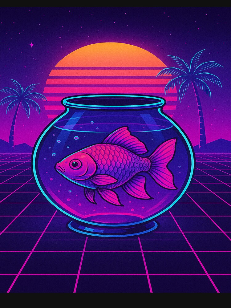 Vaporwave Fish T-Shirts, Hoodie, Sweatshirt