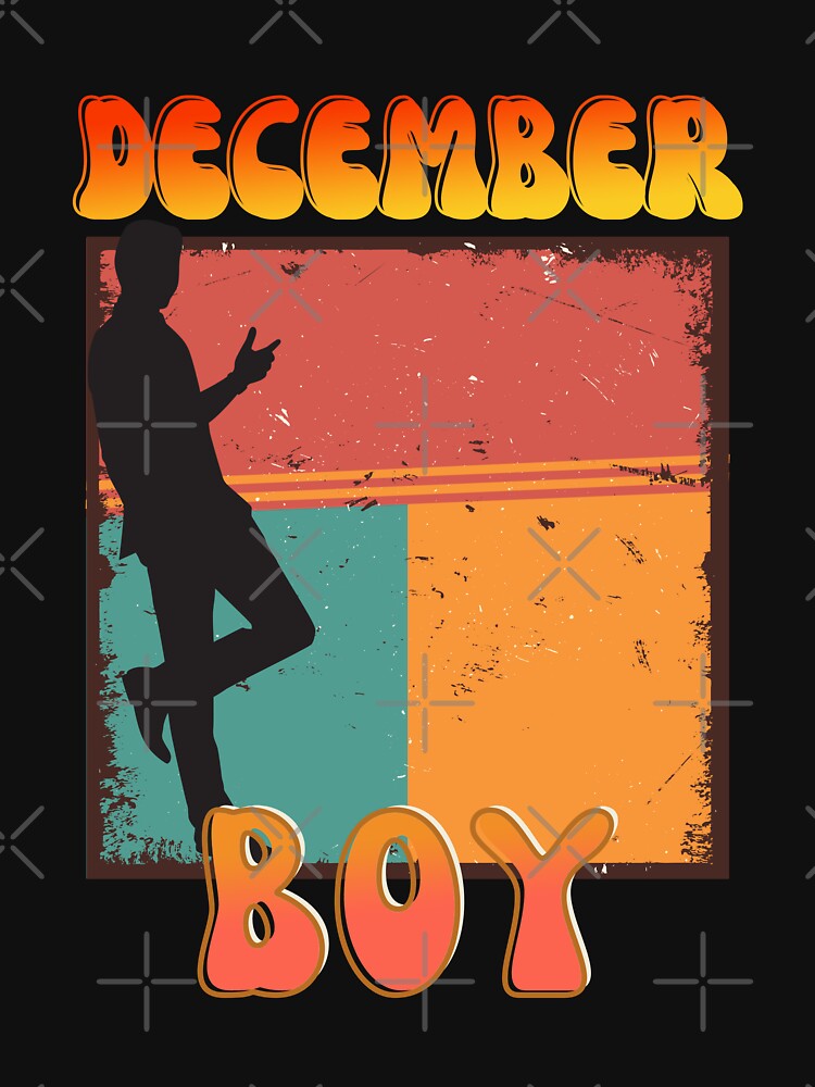Retro December Boy Vintage Design by my-green-gecko T-Shirts, Hoodie, Sweatshirt | BlankRebels.com (Image 3)