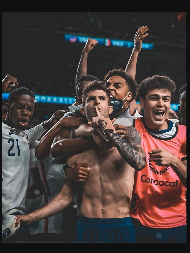 Pulisic Shh USMNT Soccer Classic T-Shirt.png by MariaWeber