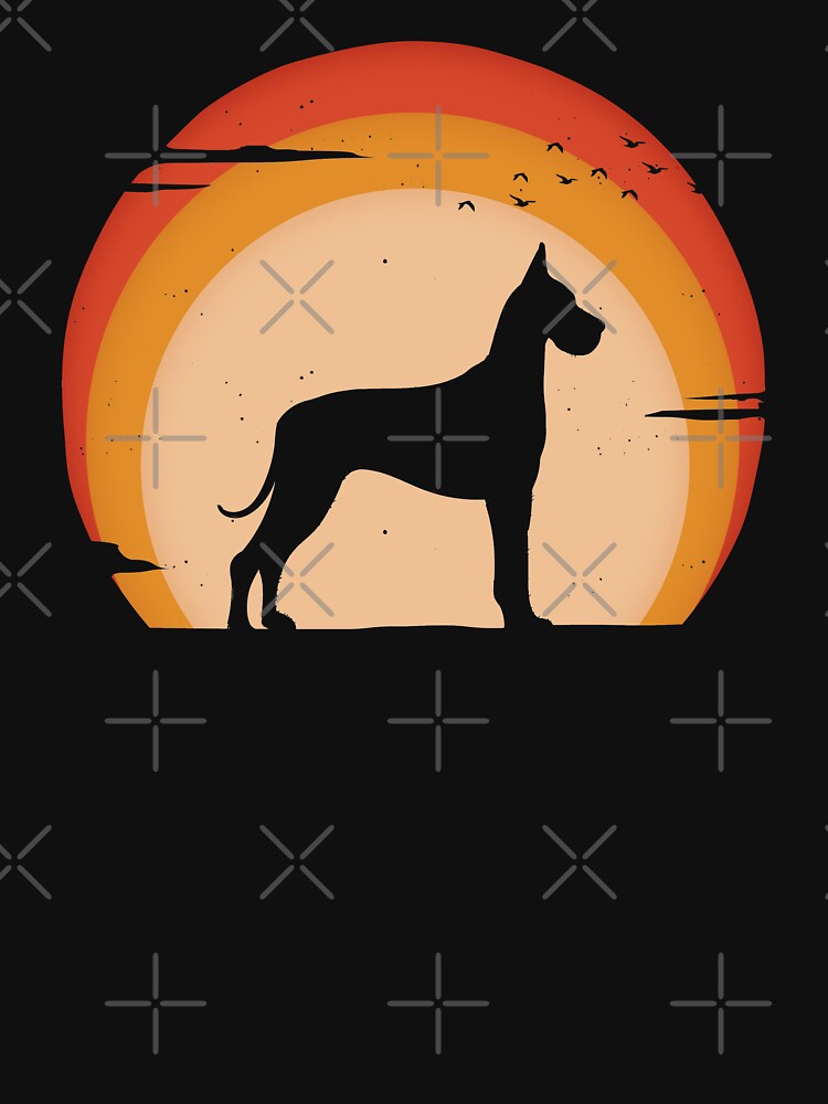 Vintage Danish Dog Sunset by SHIRTOVERLORD T-Shirts, Hoodie, Sweatshirt | BlankRebels.com (Image 3)