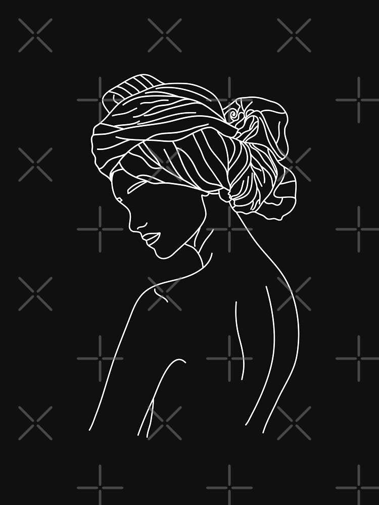 Bathroom Woman Minimal Line Art by minimallineart T-Shirts, Hoodie, Sweatshirt | BlankRebels.com (Image 3)