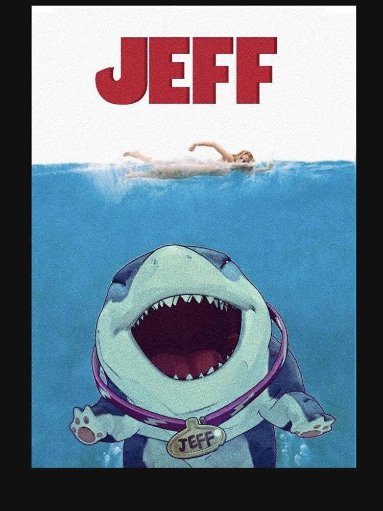 Jeff The Landshark Movie Design Active by LaurenPobar8 T-Shirts, Hoodie, Sweatshirt | BlankRebels.com (Image 3)