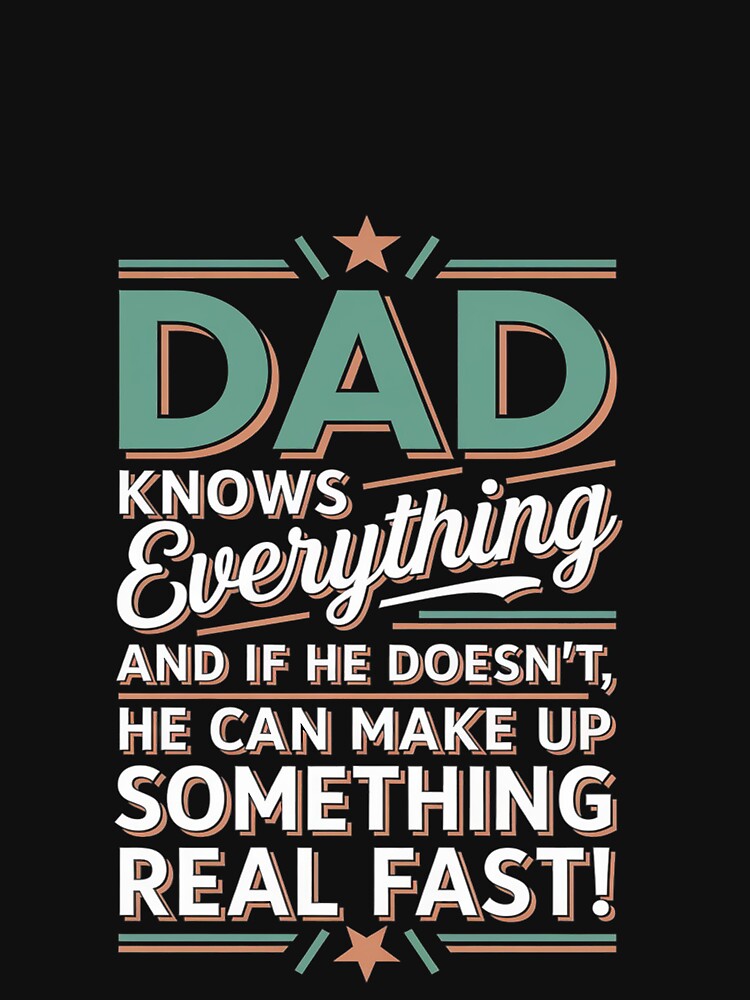 Dad knows everything vintage for father's day by Hofersofer T-Shirts, Hoodie, Sweatshirt | BlankRebels.com (Image 3)