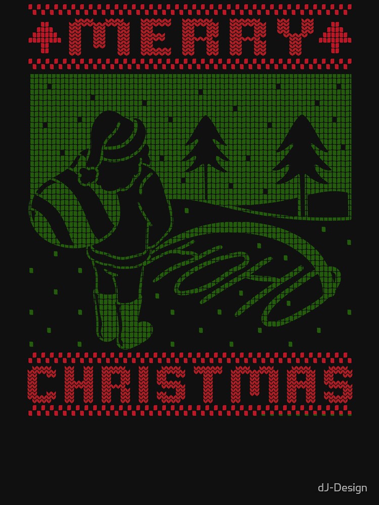 Merry Christmas Santa Pissing Ho Ho Ho - Merry Christmas by dJ-Design T-Shirts, Hoodie, Sweatshirt (Image 3)